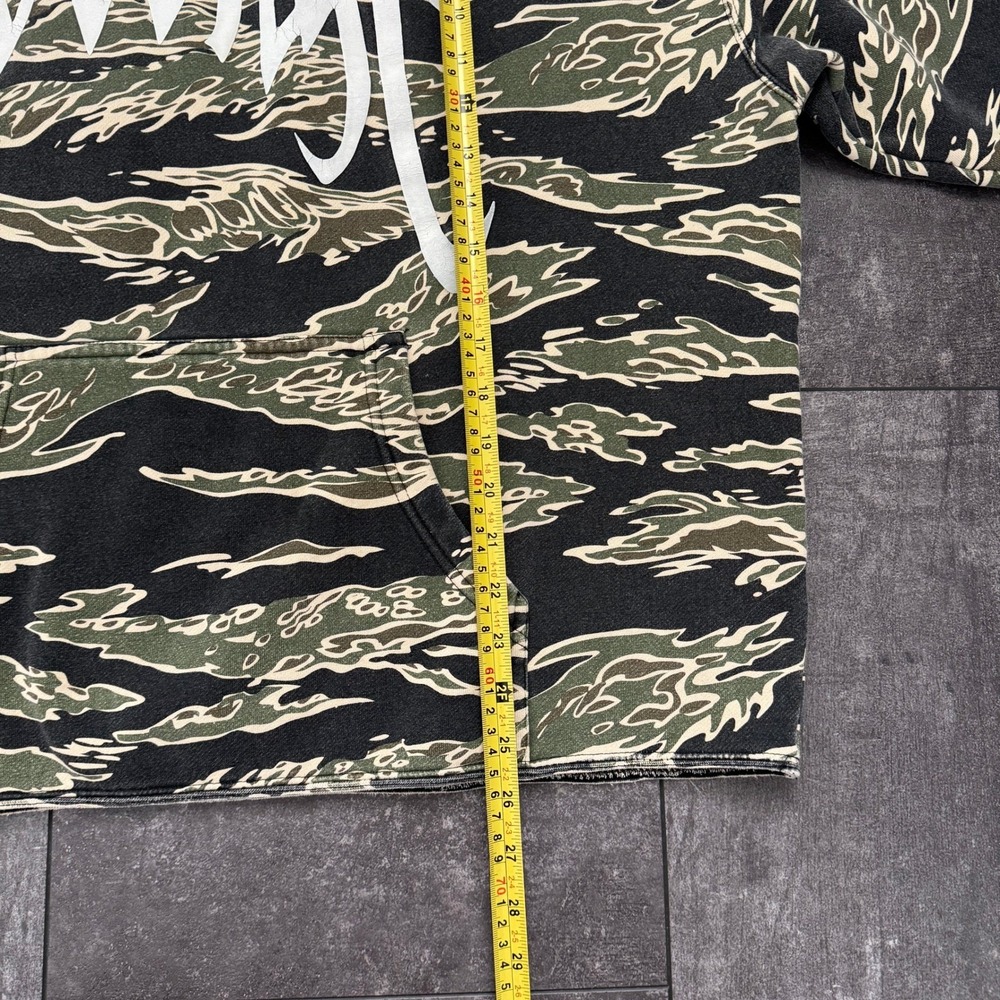 Revenge Tiger Camo Hoodie Green Black White Graphic Skull Mens XL XXXTentacion - Picture 7 of 7